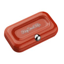 2 Sets Red Portable 4-Piece Manicure Set - Compact Nail Grooming Kit with Stainless Steel Clippers, File & Stylish Case