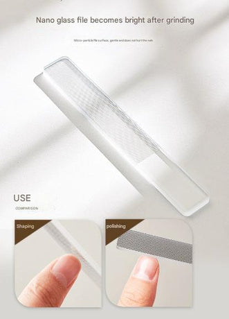 Beige Compact 7-Piece Manicure Set - Stainless Steel Nail Grooming Kit with Stylish Travel Case