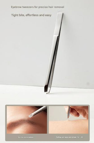 Beige Compact 7-Piece Manicure Set - Stainless Steel Nail Grooming Kit with Stylish Travel Case