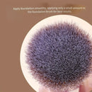 Black and Glod Versatile 4pc Dual-Ended Makeup Brush Set - Soft Synthetic Bristles for Foundation Blush Contour Concealer