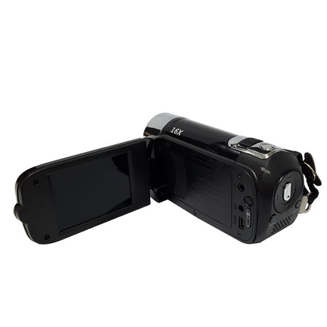 White Capture Life's Moments: HD 1080P Digital Camcorder - 16MP Photos, 16X Digital Zoom, 2.7 LCD Screen