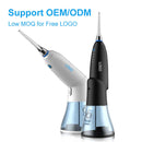 Black Advanced Portable Water Flosser - Rechargeable Oral Irrigator, IPX7 Waterproof, 4 Cleaning Modes for Deep Dental Care
