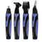 Purple and Black Versatile 4-in-1 USB Rechargeable Men's Grooming Kit - Precision Nose, Ear, Eyebrow Trimmer & Detail Shaver