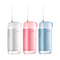 White Advanced Portable Water Flosser - USB Rechargeable Cordless Oral Irrigator, 3 Modes, IPX7 Waterproof for Travel & Home