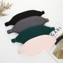 2 Pcs Grey 3D Contoured Eye Mask - Total Blackout, Pressure-Free Memory Foam, Skin-Friendly & Breathable for Deep Rest