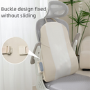 Beige Slim Wireless Shiatsu Back Massager Cushion - Rechargeable Heated Massage Pad for Full Back Relief
