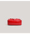 Coffee Chic PU Leather Baguette Shoulder Bag - Elegant Bow Accent Underarm Handbag for Women