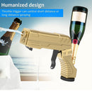 Black Champagne & Beer Spray Gun - Ultimate Party Starter & Drink Dispenser with Bottle Opener