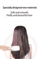 Black Advanced 3-in-1 Scalp & Hair Care Massage Comb - Red Light Therapy, EMS Microcurrent & Vibration for Healthy Hair Growth