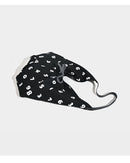 Black and White Chic Number Print Canvas Tote Bag - Lightweight Polyester Shoulder Bag for Everyday Essentials & A4