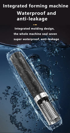 Black Cordless Electric Fish Scaler - Rechargeable 3000mAh Power, Stainless Steel Blade, Mess-Free Fish Cleaning Tool