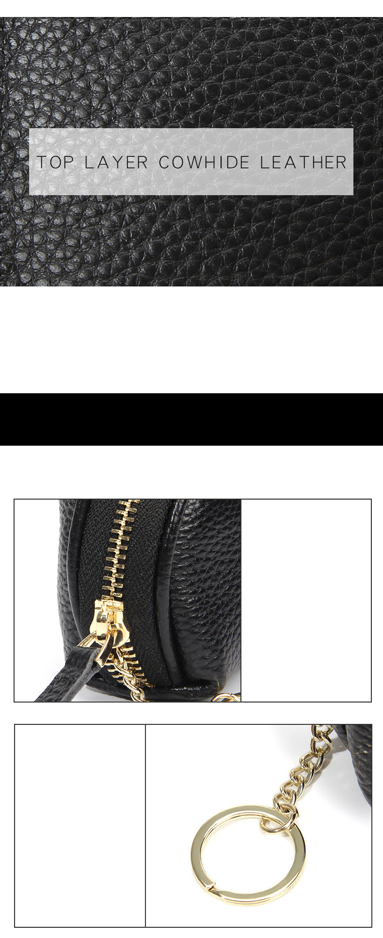 Beige Leather Frog Design Coin Purse - Cute Cartoon Mini Wallet Pouch for Keys & Coins with Keyring