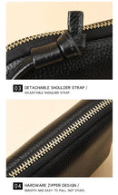 Beige Premium Leather Mini Crossbody Phone Bag - Stylish Multi-Pocket Organizer for Women