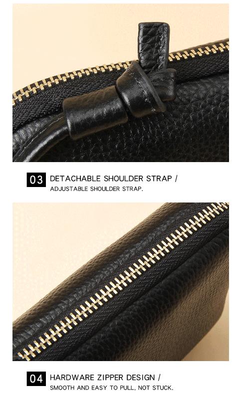 Beige Premium Leather Mini Crossbody Phone Bag - Stylish Multi-Pocket Organizer for Women