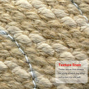 Black and Khaki Heavy Duty Jute Dog Bite Pillow - Professional Training Tug Toy with 3 Handles for Schutzhund, K9, Agility & Bite Work