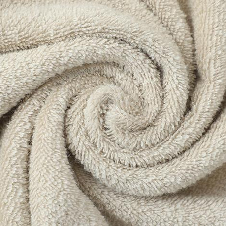 Beige 4-Pack Elegant Orange Floral Embroidered Cotton Hand Towels - Ultra Soft & Absorbent