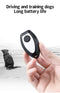 Black Portable Ultrasonic Dog Repeller & Trainer - Anti-Barking Device with LED Flashlight, USB-C Rechargeable