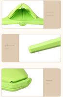 3 Pcs Green Easy-Squeeze Manual Citrus Juicer - Durable Lemon & Orange Squeezer with Pour Spout, Food-Grade PP