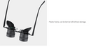 10x Telescope + Red Polarised + Grey Polarised Lens 10x HD Fishing Binocular Glasses - Polarized Zoom for Float Watching