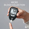 White Home Blood Glucose Meter - English Version Medical Automatic Blood Sugar Tester with Strips