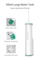 Black Home Electric Oral Irrigator - Portable Water Flosser for Teeth Cleaning