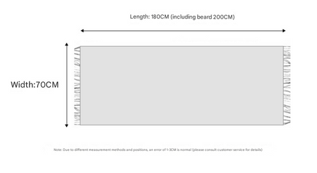 2-Piece Brown Leopard Elegant Faux Cashmere Shawl - Warm and Versatile 200 cm Long European-Style Scarf