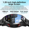 Silver Silicone +22MM Brown Mitsubishi Steel Strip Business Smartwatch with ECG and PPG Monitoring and Stainless Steel Strap