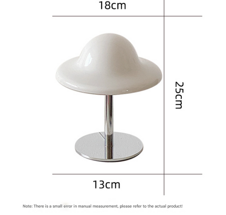 25cm Heart Egg Tart Table Lamp with Adjustable Color and Brightness