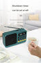 Portable Digital Music Player & FM Radio,4 Playback Modes, LED Flashlight(Red)