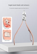 30-Piece Professional Manicure & Pedicure Set,Stainless Steel Grooming Kit(blue)