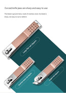 30-Piece Professional Manicure & Pedicure Set,Stainless Steel Grooming Kit(purple)