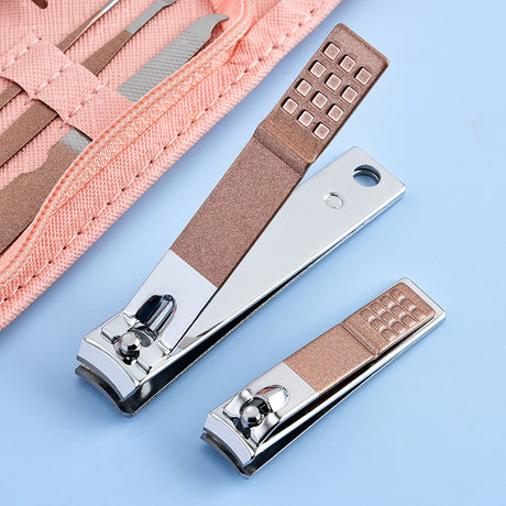 30-Piece Professional Manicure & Pedicure Set,Stainless Steel Grooming Kit(black)