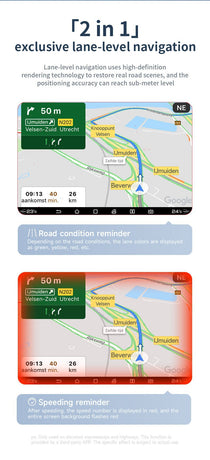 2-in-1 Wireless CarPlay & Android Auto Adapter - Plug & Play Dongle for Cars(Applicable to iPhone-White)
