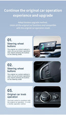 2-in-1 Wireless CarPlay & Android Auto Adapter - Plug & Play Dongle for Cars(Applicable to Android-Black)