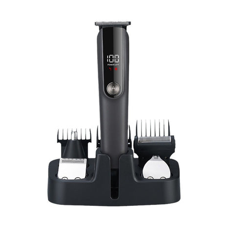 5-in-1 Professional Men's Grooming Kit - Cordless Hair Clipper, Beard Trimmer(Silver)