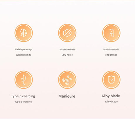 Black Electric Nail Clipper & Filer - 2 Speed, Low Noise, Safe for Babies (1yr+) & Adults