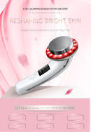 6-in-1 Ultrasonic Slimming & Beautifying RF Device - Body Sculpting & Skin Rejuvenation(white)