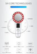6-in-1 Ultrasonic Slimming & Beautifying RF Device - Body Sculpting & Skin Rejuvenation(white)