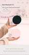 Retro Phonograph Bluetooth Speaker - Rotating Disc, Bluetooth 5.3, AUX/TF Card, 8H Playtime(Black and white)