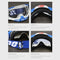 Pro Motocross Goggles - Windproof, UV400 Protection with TPU Frame & PC Lens, Adjustable Strap(White frame,transparent lens)
