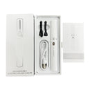 Rechargeable Heated Eyelash Curler Wand - 3 Temperature Gears, Type-C Charging, All-Day Curl(White)