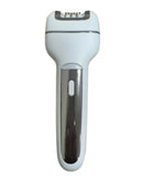 3-in-1 Ladies Electric Epilator, Shaver & Callus Remover with LED Display - Rechargeable & Waterproof(Gray)