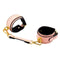 Adjustable PU Leather Bondage Cuff - Wrist/Ankle Restraint, Sold Individually(Luminous pink-anklet)