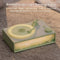 Retro Vinyl Record Player Bluetooth Speaker with Illuminated Art Panel & Aroma Diffuser(Yellow)