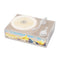 Retro Vinyl Record Player Bluetooth Speaker with Illuminated Art Panel & Aroma Diffuser(White)