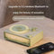 Retro Vinyl Record Player Bluetooth Speaker with Illuminated Art Panel & Aroma Diffuser(Green)