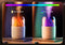 Cool Mist Humidifier with Colorful Atmosphere Light - 300ml USB Powered, Unique Internal Design(Cracked Volcano-Black)
