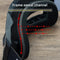 Professional Motocross & Ski Goggles - HiPER Lens, TPU Frame(Black frame with white belt and silver lens)