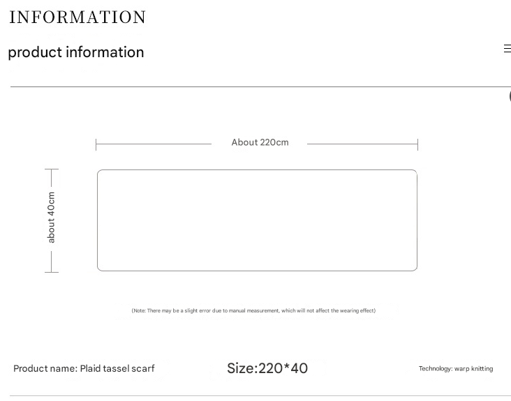 Beige purple Women's Fashion Plaid Scarf - Warm & Stylish Long Neck Warmer (220x40cm)