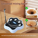 Beige Cute Paw Print Self-Stirring Coaster - Electric Coffee & Milk Mixer